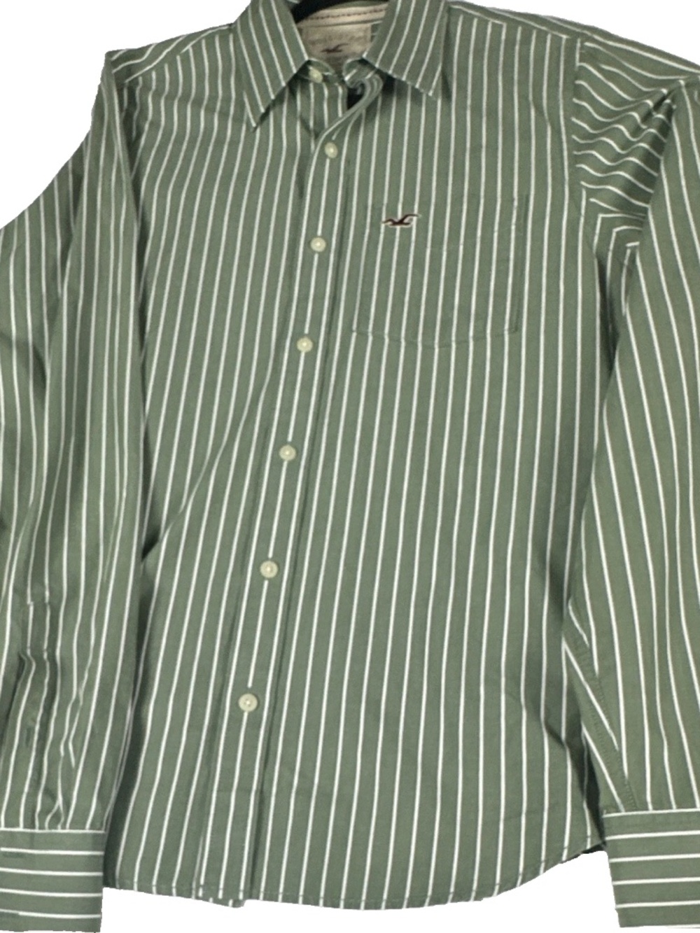Hollister Men's Blue Long Sleeve Shirt Size Large, Casual, California